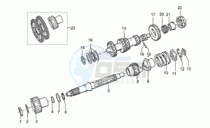 850 T5 Polizia VecchioTipo Polizia VecchioTipo drawing Gear box