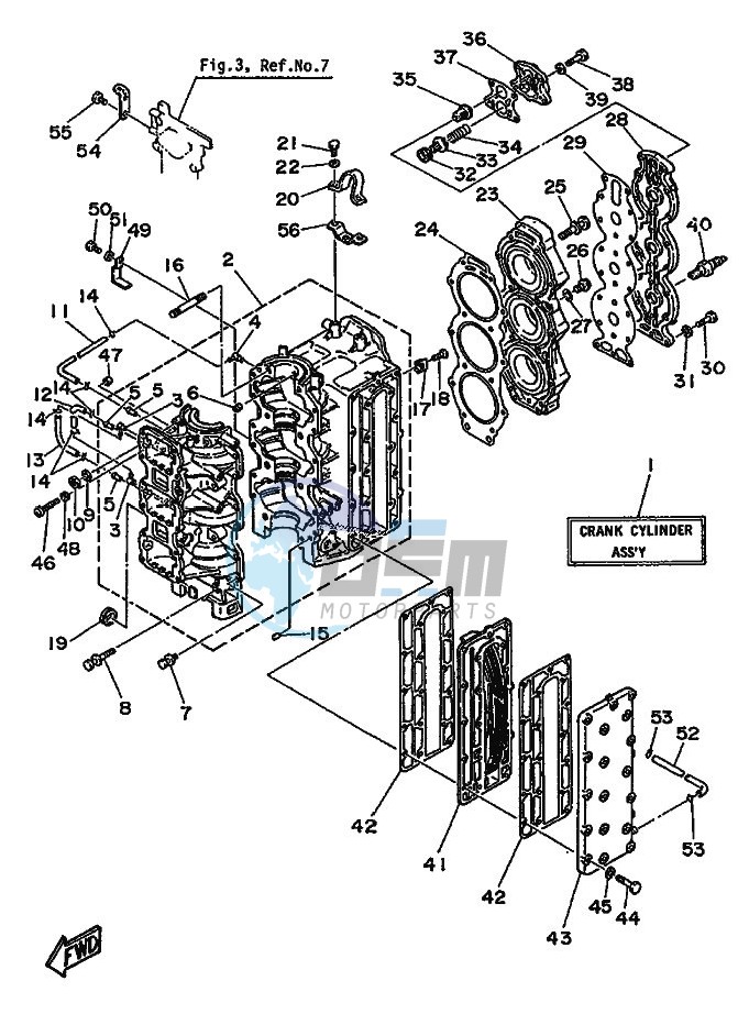 CYLINDER--CRANKCASE