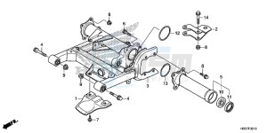 TRX420FE1G TRX420 Europe Direct - (ED) drawing SWINGARM