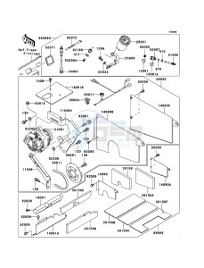 MULE 3010 4x4 KAF620E6F EU drawing Optional Parts