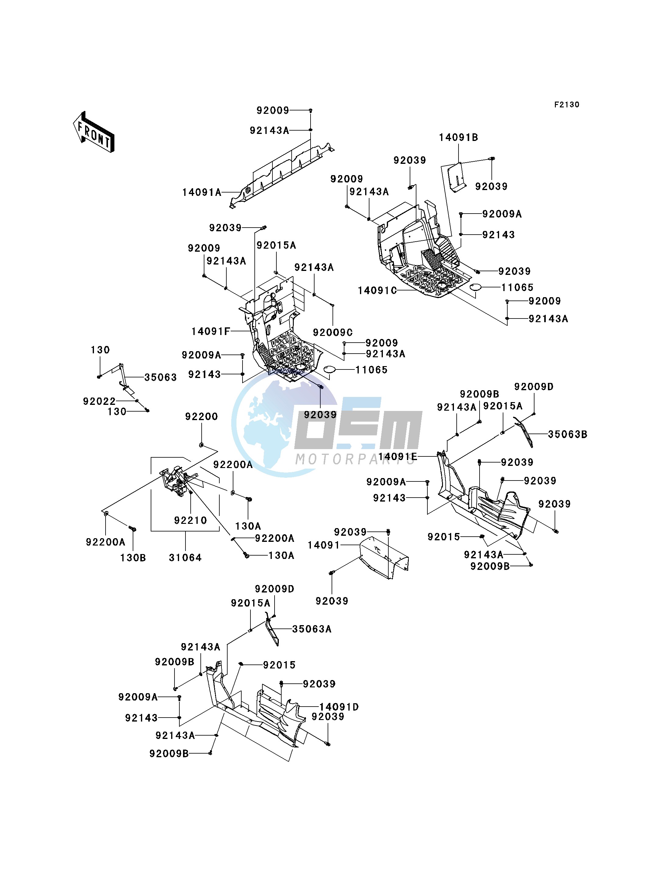 FRAME FITTINGS-- FRONT- -