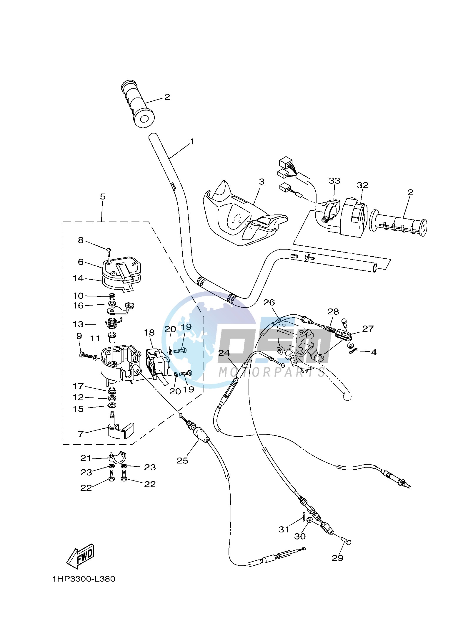 STEERING HANDLE & CABLE