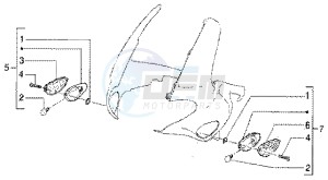 Runner 50 SP drawing Front direction indicators