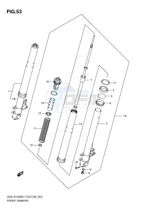 GSX-R1000 (E3-E28) drawing FRONT DAMPER