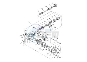 YFM FW KODIAK 400 drawing FRONT DIFFERENTIAL