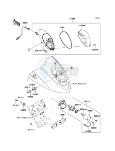 VN900_CUSTOM VN900C7F GB XX (EU ME A(FRICA) drawing Taillight(s)