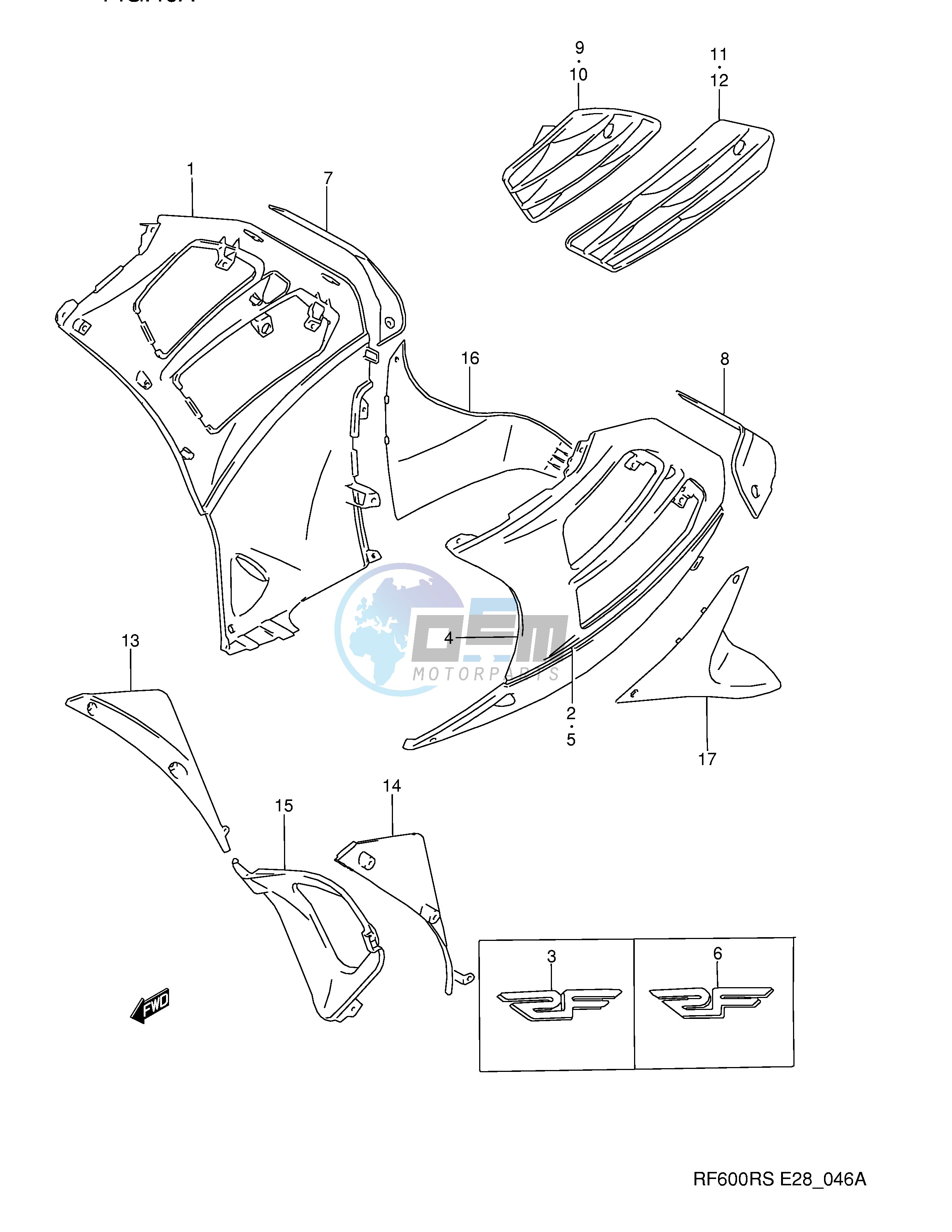 UNDER COWLING BODY (MODEL S)