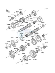 NINJA ZX-12R ZX1200B6F FR GB XX (EU ME A(FRICA) drawing Transmission