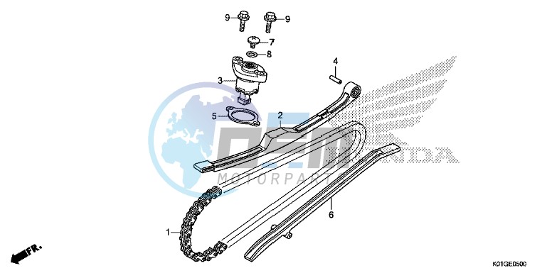 CAM CHAIN/ TENSIONER