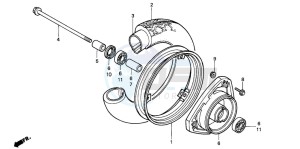 NH80MD drawing FRONT WHEEL