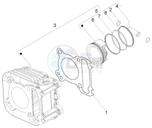 Liberty 125 Leader RST ptt(AU) Austria drawing Cylinder-piston-wrist pin assy