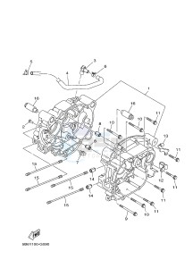 TT-R110E (B51A B51B B51C B51C) drawing CRANKCASE