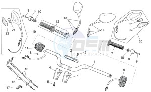 Stelvio 1200 - NTX - ABS 1200 drawing Handlebar - Controls