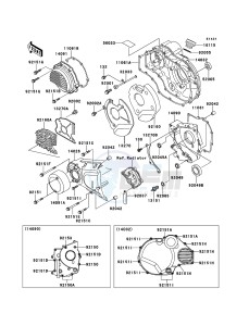 ZRX1200R ZR1200A6F FR GB XX (EU ME A(FRICA) drawing Engine Cover(s)