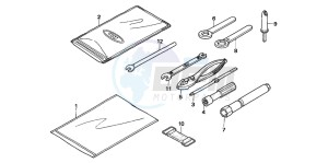 TRX680FA drawing TOOLS