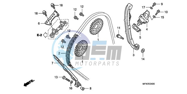 CAM CHAIN/TENSIONER