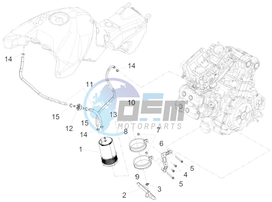 Fuel vapour recover system