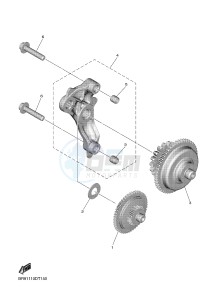 YZ450F (BR92) drawing STARTER CLUTCH