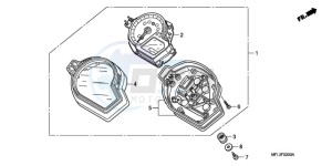 CBR1000RR9 Europe Direct - (ED / MME TRI) drawing METER