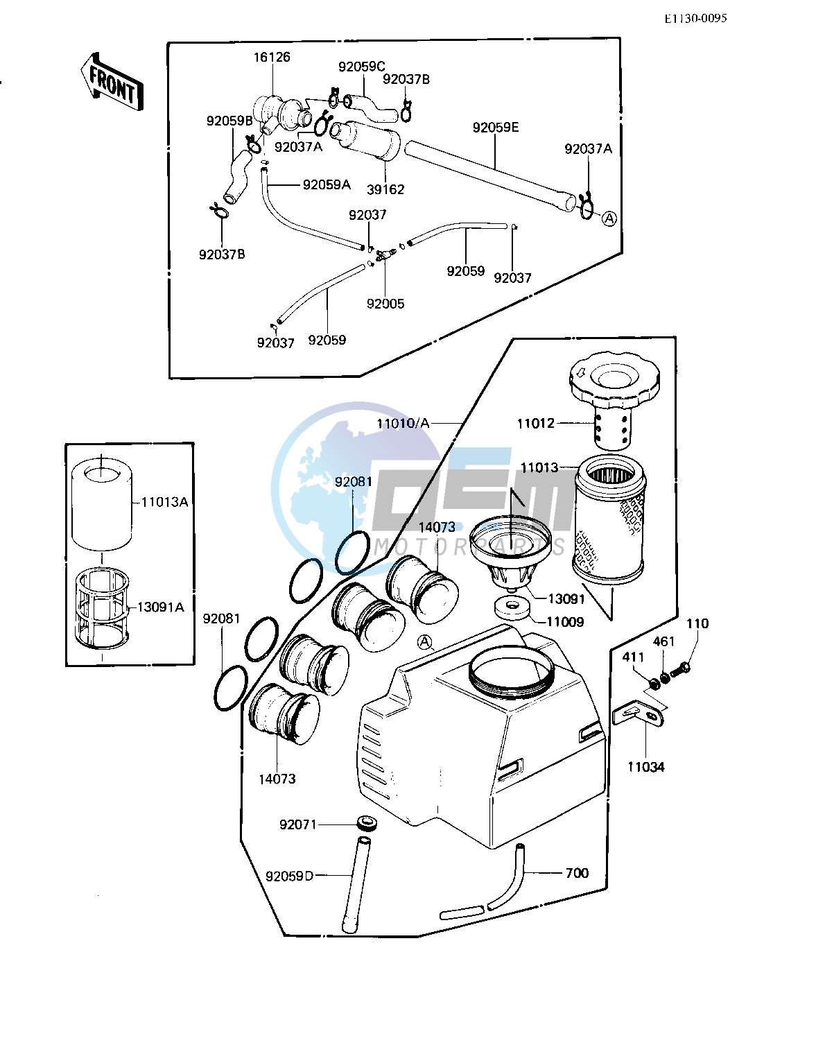 AIR CLEANER -- 83 H3- -