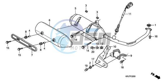 EXHAUST MUFFLER