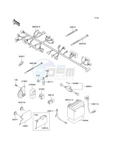 BN 125 A [ELIMINATOR 125] (A6F-A9F) A6F drawing CHASSIS ELECTRICAL EQUIPMENT