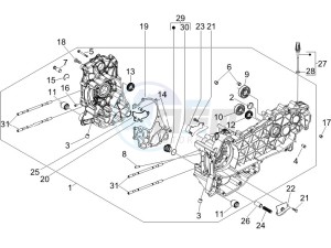 LX 150 4T USA drawing Crankcase