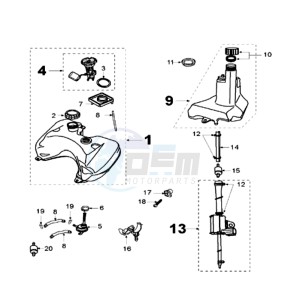 FIGHT RIX drawing TANK AND FUEL PUMP