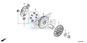 SH125E SH125 E drawing DRIVE FACE