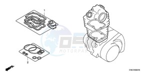 TRX250TM9 Australia - (U) drawing GASKET KIT A