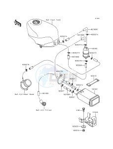 ZX 600 D [NINJA ZX-6] (D2-D4) [NINJA ZX-6] drawing CANISTER