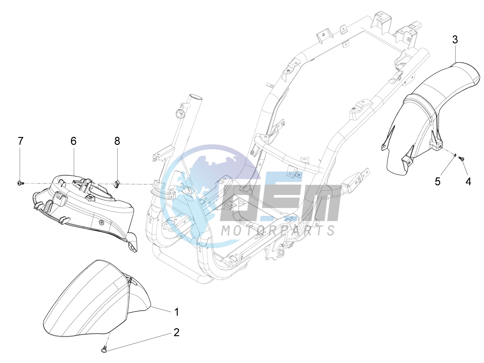 Wheel housing - Mudguard