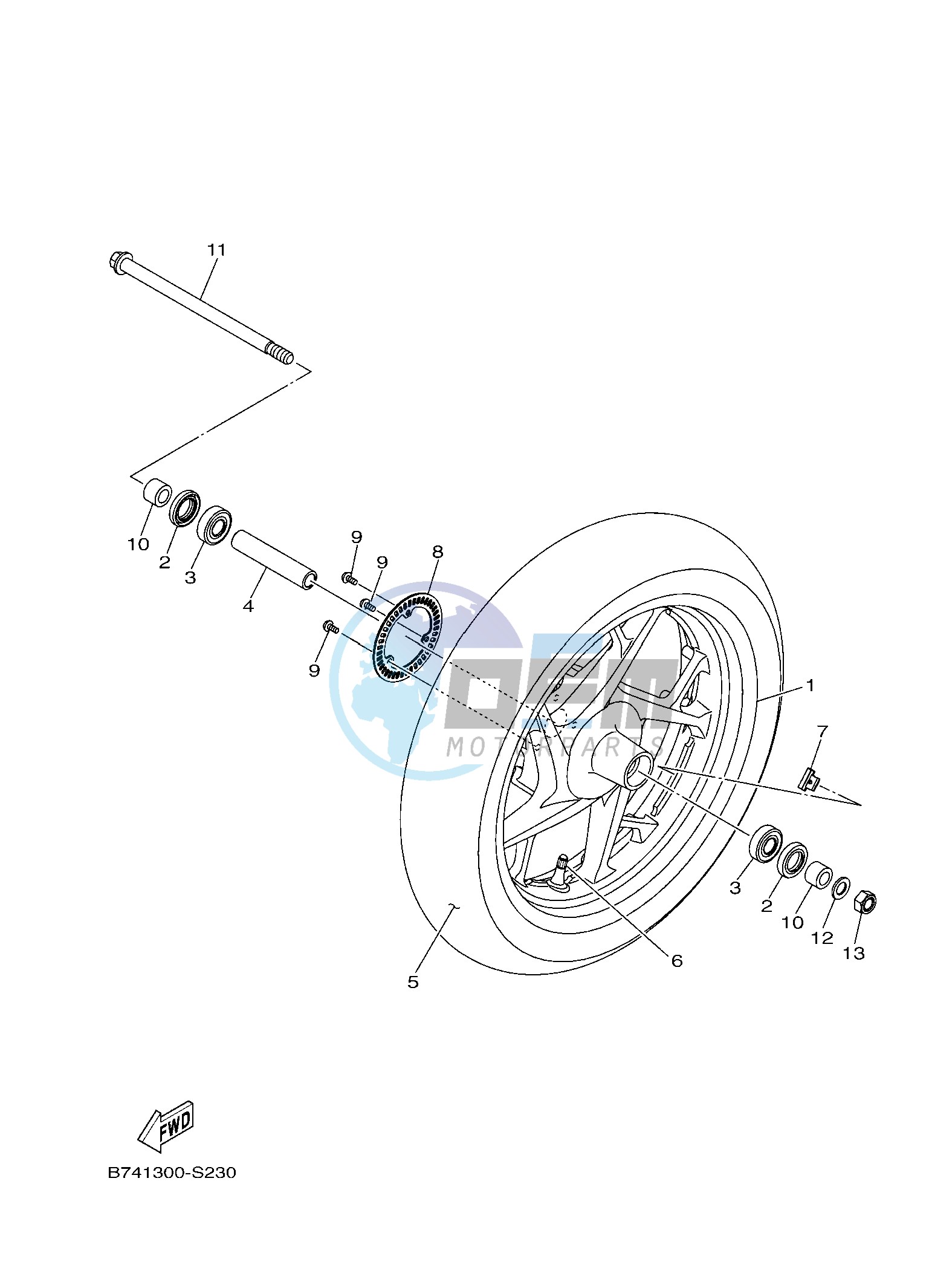 FRONT WHEEL