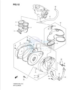 VZ800K9 drawing AIR CLEANER (MODEL K5/K6/K7/K8)