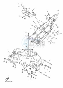 YZF-R1 (BX4D) drawing FRAME