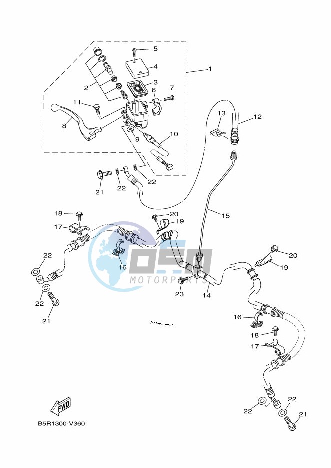 FRONT MASTER CYLINDER