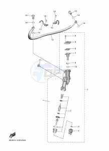 YZ250F (B7BB) drawing REAR MASTER CYLINDER