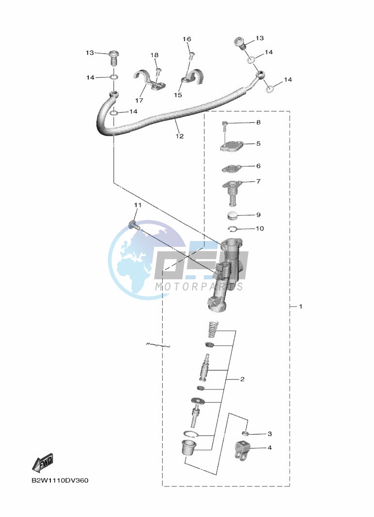 REAR MASTER CYLINDER