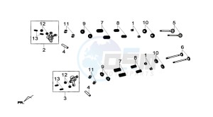 GTS 300i 2012 drawing VALVES