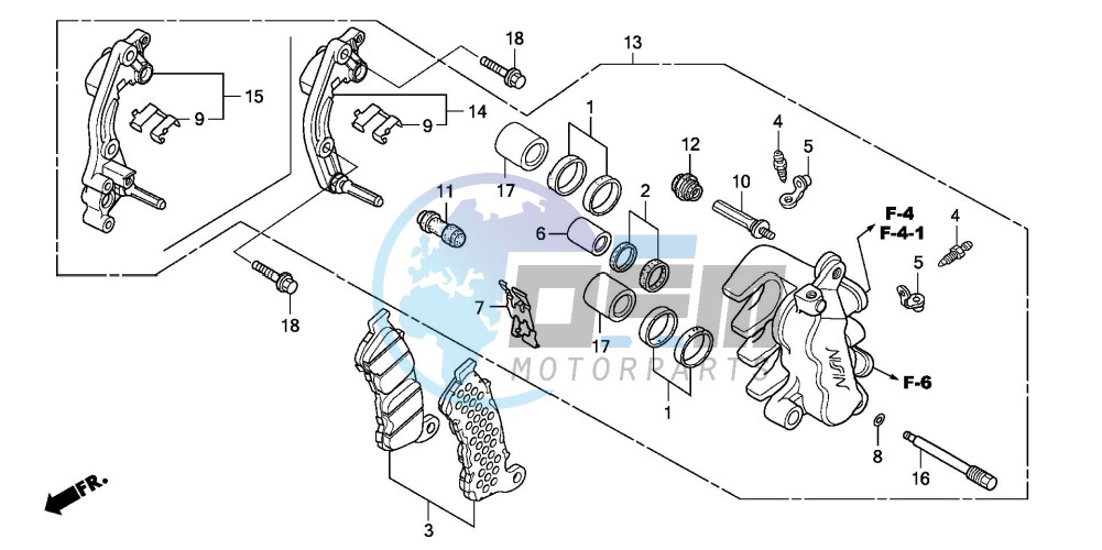 FRONT BRAKE CALIPER