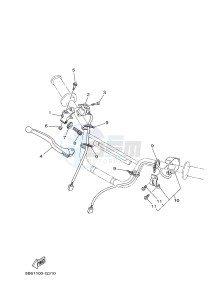 TT-R110E (5B6U 5B6V 5B6W 5B6W) drawing HANDLE SWITCH & LEVER