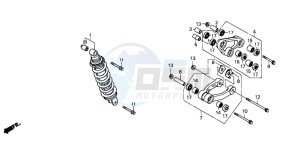 NSR125F drawing REAR CUSHION