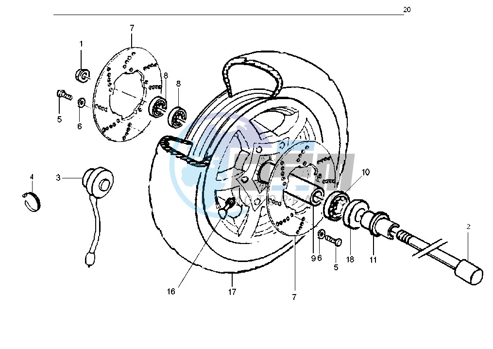 Front wheel