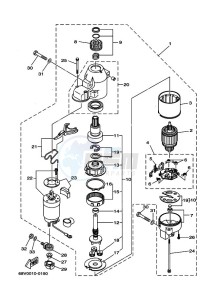 F115A drawing STARTER-MOTOR