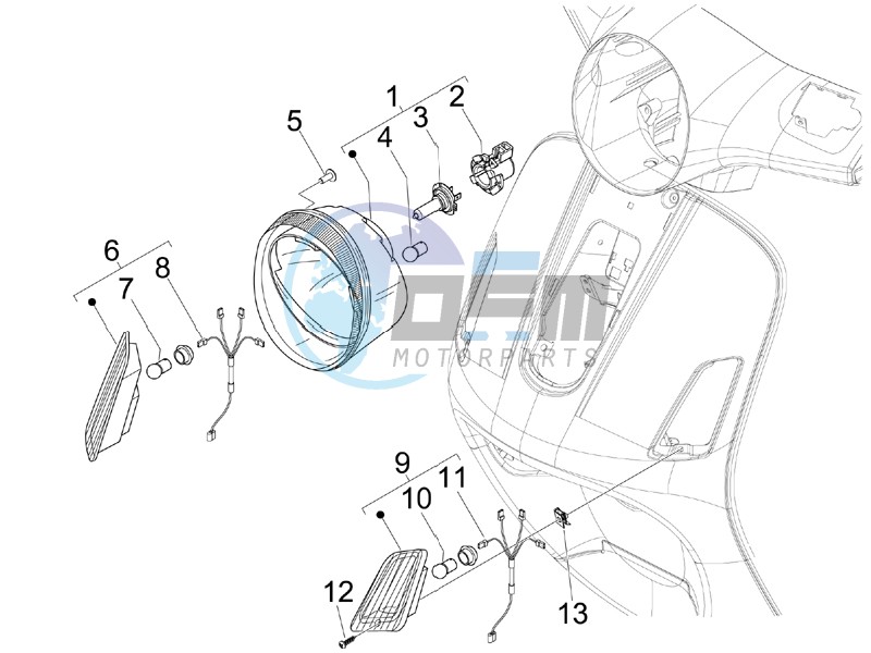 Head lights - Turn signal lamps