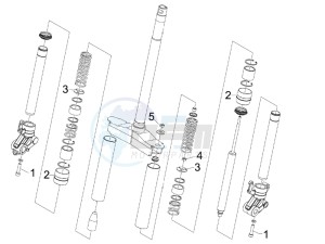 Runner 50 Pure Jet ST drawing Fork components (Wuxi Top)