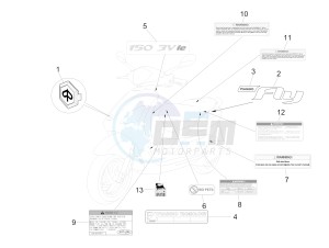 FLY 150 4T 3V IE (NAFTA) drawing Plates - Emblems