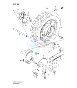 VZ800K9 drawing REAR WHEEL