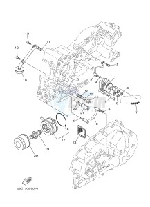 XP500A T-MAX 530 (59CN) drawing OIL PUMP