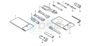 CBR125RS drawing TOOL